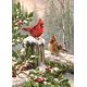 thumbnail image 1 of Kit de pintura de diamante de Navidad, kit de arte de diamante de pájaro, pintura de invierno 5D con diamante para interacción entre padres e hijos, decoración de pared (12 x 16), 1 of 5
