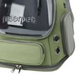 thumbnail image 3 of Cat Carrier Backpack for Cat & Small Dog Portable Transparent for Hiking Green, 3 of 8