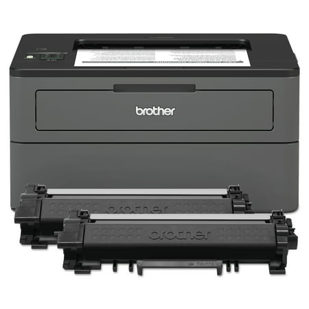 UPC: 0012502650362 | Brother HLL2370DW XL Extended Print Monochrome Laser Printer up to 2 Years of Toner In-Box