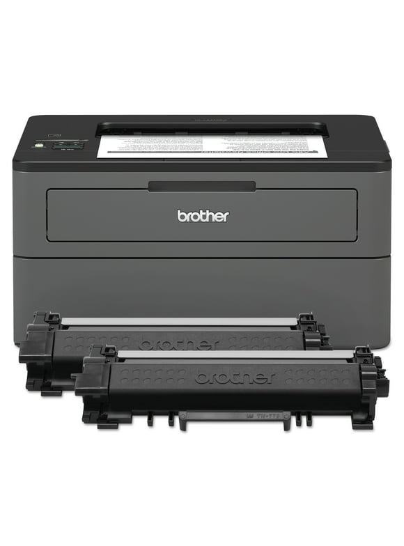 Brother HLL2370DW XL Extended Print Monochrome Laser Printer, up to 2 Years of Toner In-Box