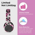 thumbnail image 4 of LilGadgets Connect+ Pro Wired Kids Headphones - Designed with Kids' Comfort in Mind, Child-Friendly Foldable Over-Ear Headset with In-line Microphone, Perfect for Toddlers in School, Pink Camo, 4 of 8