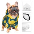 thumbnail image 3 of Fotbe Lemon Sudadera con Estampado para Perros Pequeños – Suéter con Capucha para Mascotas, Tela Suave de Forro Polar con Bolsillo-X-Large, 3 of 7