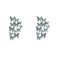 thumbnail image 1 of Mariposas Decorativas Simuladas Inteprter Colorido LK12 verde 2piezas, 1 of 6