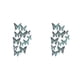 thumbnail image 3 of Cateissary Pared colorida - Decoración decorativa - Belleza simulada para mariposas simuladas Decoración de pared de mariposas coloridas LK12 LK12 verde 2piezas, 3 of 6