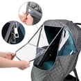 thumbnail image 3 of Funda impermeable para cochecito Bebamour Universal, impermeable, gris oscuro, 3 of 9