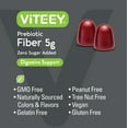 thumbnail image 5 of VITEEY Fiber Gummies 5g, Prebiotic Fiber Supplement, Digestive Health Support, Fruit Flavor, 60 Ct, 5 of 7