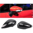 thumbnail image 3 of Applicable to Compatible For Ford Fiesta MK7 2008-2019 Replacement Carbon Fiber Pattern Or Black Rearview Side Mirror Cover Caps(Black), 3 of 7