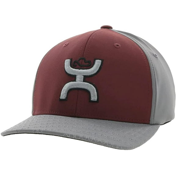 Hooey Mens Solo III 6-Panel Flexfit Embroidered Logo Baseball Hat (SM)