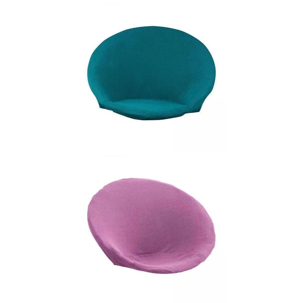 2 piezas/pieza de tela Jacquard, funda para silla de platillo, funda extraíble elástica para silla Macarena funda de asiento