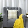 thumbnail image 2 of Unique Bargains Housse de Coussin Décorative Classique Rétro à Carreaux, Protège-Housse de Coussin pour la Maison et le Bureau, 2 of 10