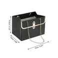 thumbnail image 3 of Unique Bargains 1 Pc Gift Bags Rectangular Gift Packaging Black, 3 of 5