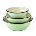 thumbnail image 3 of Mint 2.5L Enamelware Serving and Mixing Bowl – Vintage Kitchen Style Durable Steel Bowl, 3 of 10