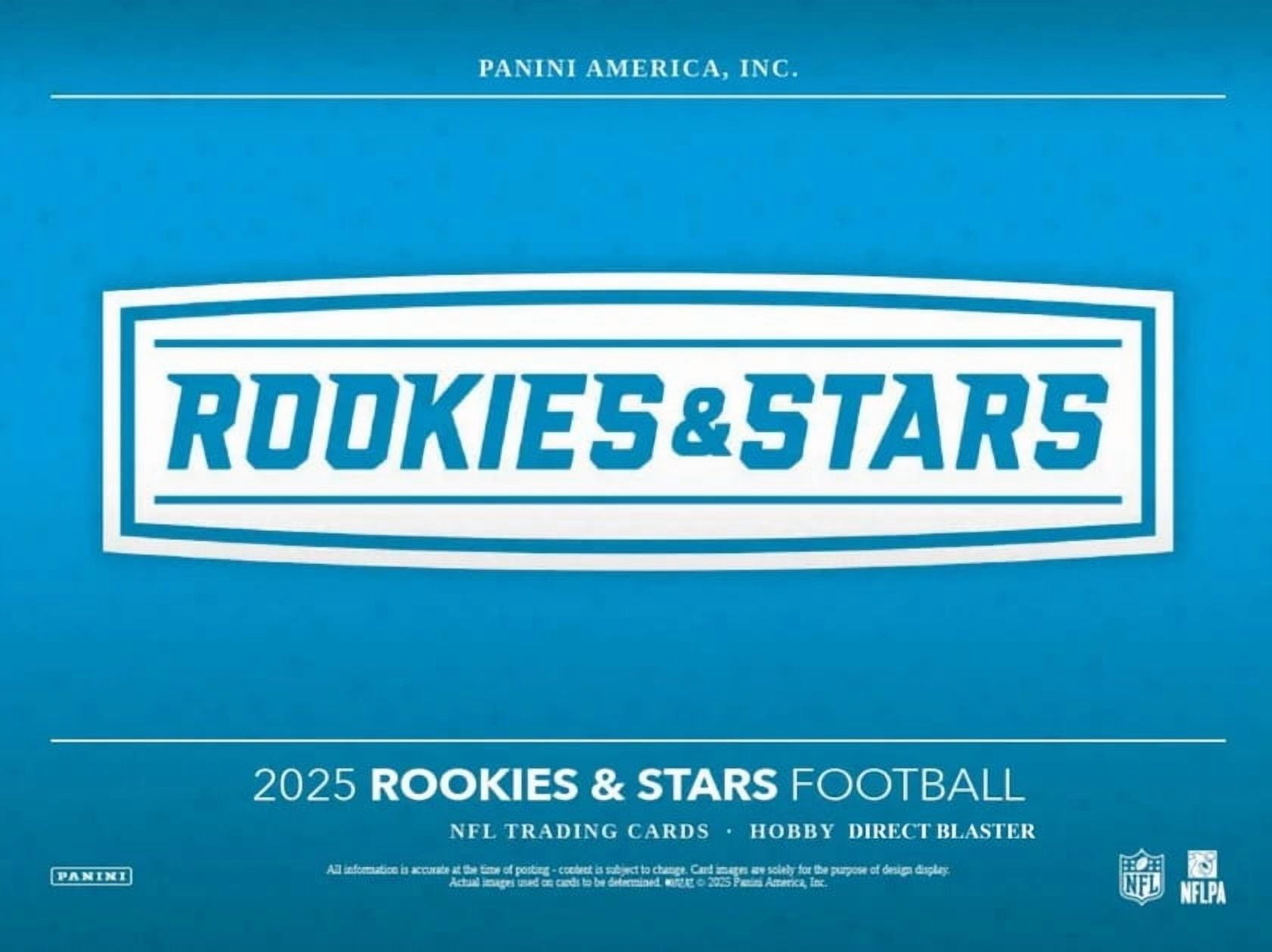2025 Panini Rookies  Stars Football Hobby Blaster Box