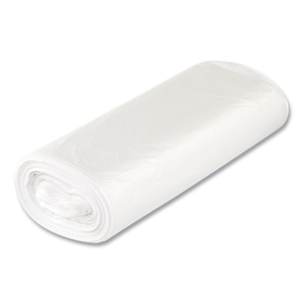 McKesson S334016N-1 33.0 Gallon Clear Hand Tie Large Kitchen Commercial Trash Bags, 1 Pack 16 Mic