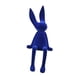 thumbnail image 4 of Figura de conejo sentado, adorno animal, moda, portátil, regalo creativo, decorativo Azul, 4 of 9