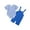Blue, variant on CARETOO Infant Baby Boy Clothes Leisure Suits Summer T-shirt Suspender Shorts Cotton Fabric 2Pcs Set