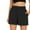 Black, variant on Blphud Skorts for Women Dressy Casual Women's Mesh Shorts Women's Shorts Casual Summer Drawstring Comfy Elastic High Waist Running Shorts with Pockets Women Short Pants Green L