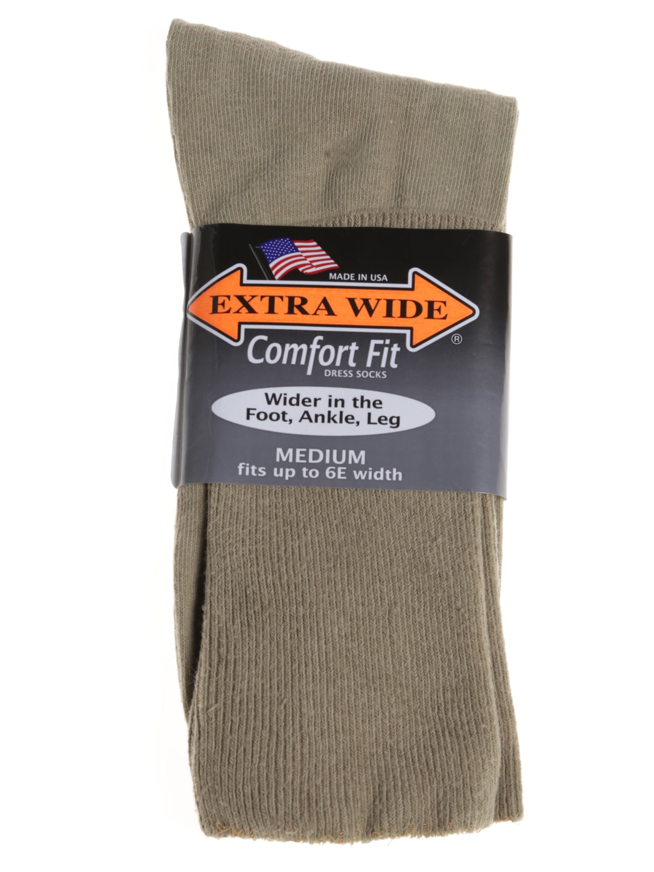 Extra Wide Socks Men's Bariatric Cotton Dress Socks