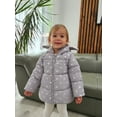 thumbnail image 4 of Rokka&Rolla Baby Girls' Infant Fleece Puffer Jacket -Toddler Warm Winter Coat, Sizes 6-24M, 4 of 8