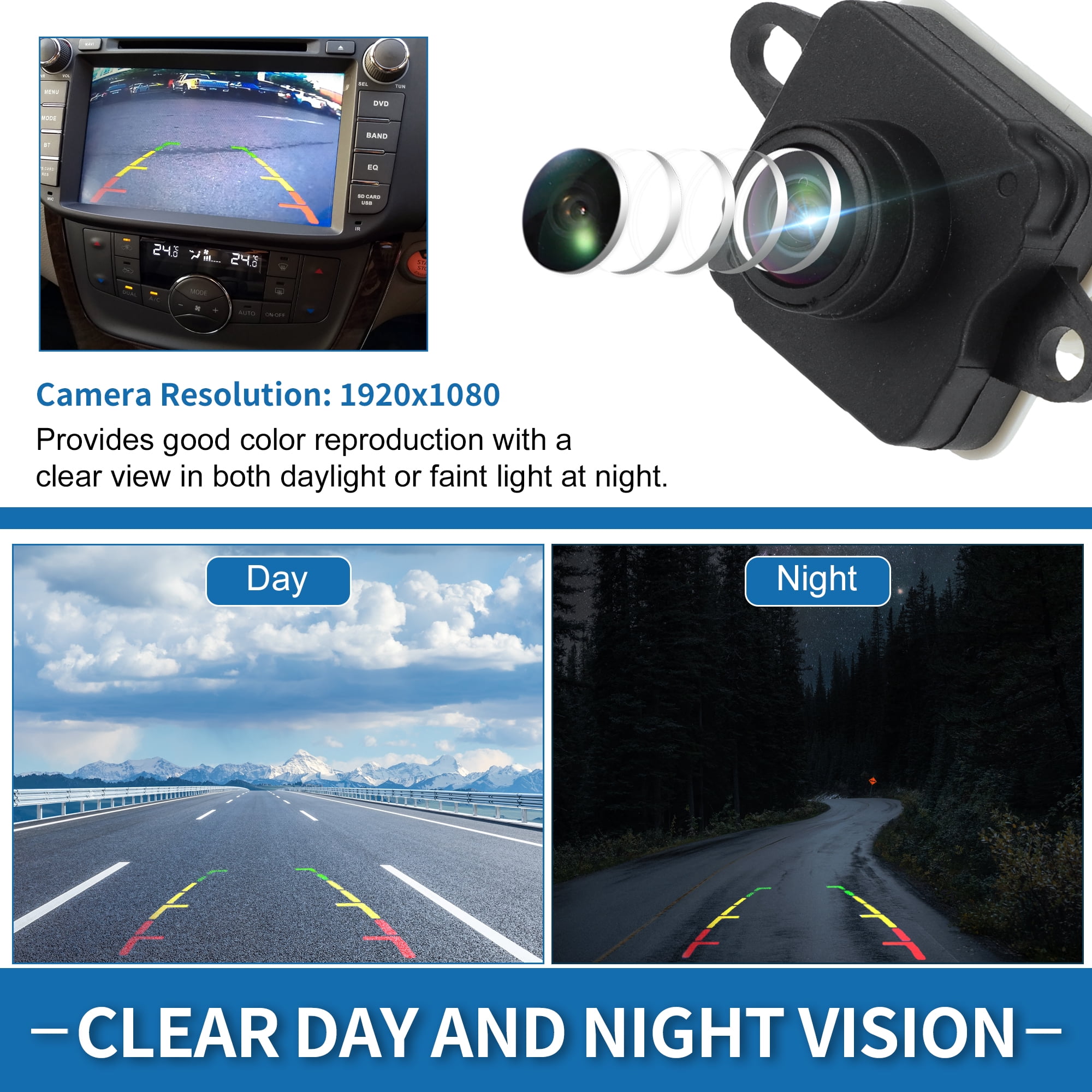 Unique Bargains Rear View Camera for Dodge Challenger 2015-2023 Park Assist Backup Camera