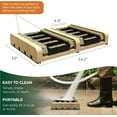 thumbnail image 6 of SCRUBIT Boot Scraper Brush, Flat Door Scrubber Mat Shoe Cleaner, 14.2” x 10”, 6 of 8
