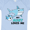 thumbnail image 4 of Inktastic My Aunt Loves Me with Cute Sharks Boys or Girls Baby Bodysuit, 4 of 5