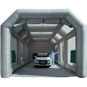 Sewinfla Inflatable Paint Booth 39x20x13Ft with Blowers Professional Inflatable Spray Booth Portable Car Painting Booth