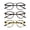 heise+huase+DM, variant on LAMBBAA Blue Light Blocking Glasses 3 Pack Computer Game Glasses Square Frame for Men Women Anti Eyestrain UV Filter(Tortoise Black Dark Red)
