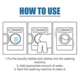 thumbnail image 5 of Laundry Detergent Sheets, Gentle Cleaning Clothes Stains Stains Soft Color Protection Lasting Fragrance Laundry Tablets, 5 of 5