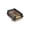 Brown, variant on Kitty Litter Box with Scoop, 15.75x11.81x6.3in, Large Semi-Enclosed Cat Litter Box with Spoon Filter, High Sides Anti-Splashing Design, Odor Control, Easy Clean Open Top, Indoor Pet Toilet