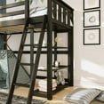 Better Homes and Gardens Kane Twin Loft Bed, Black