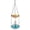 Purple, variant on Solar Cascade Hanging Bird Bath Fountain, Double Layer Outdoor Hummingbird Bath with Feeder, Solar Powered Birdbath Water Kit, Decor for Patio Yard Garden