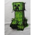 thumbnail image 2 of Minecraft Creeper Men's White Long Sleeve Shirt-Small, 2 of 5