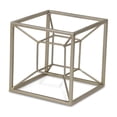 thumbnail image 2 of Cheungs 4921S Décor de Table en Forme de Tesseract en Métal, 2 of 5