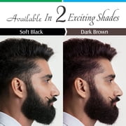 Vegetal Organic Beard Hair Dye Safe Color Hair Color for Men Dark Brown for All Hair Type 25gm