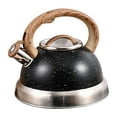 thumbnail image 3 of Fancyes Loud Whistle Kettle Stainless Steel Heats up Quickly Cooker Modern Coffee Kettle Tea Maker for Hiking Outdoor Barbecue Picnic Black, 3 of 8