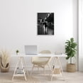 thumbnail image 2 of Walking In Rain Urban Buildings Town & City Photograph Gray Framed Art Print Wall Art, 2 of 7