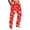Deep Red_12K^1014c, variant on Fabrcox Christmas Pj Pants for Men Wide Leg Warm Pj Bottoms Christmas Tree Printed Soft and Comfortable Christmas Lounge Pants Navy M