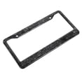 thumbnail image 3 of Marco de matrícula de fibra de carbono forjado brillante, reemplazo Universal para Tesla Model 3 YS US Standard, 3 of 12