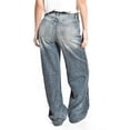 thumbnail image 4 of Jeans Wide Leg Con Textura Juvenil Roman Fashion 6716 Mezclilla Medio Azul Talla 9, 4 of 8
