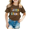 thumbnail image 7 of LNMQLPDBS First Day of School Shirt Girls Preschool to 5th Grade Tshirt Kids Back to School Graphic Tee Summer Crew Neck Short Sleeve Tops, 7 of 7