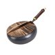 thumbnail image 5 of Wok Pan Iron Wok 11 pulgada para la cocina de inducción versátil Partido de salteado Botthida plana para acampar en el hogar Cocina para el hogar, 5 of 9