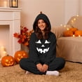 thumbnail image 5 of Ruyelune Blue Pumpkin Adult Onesie Pumpkin Onesie Adult Zip Up Hooded Pajamas 2026 Cosplay Party Pjs Costume Unisex Woman Men S, 5 of 6