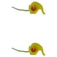 thumbnail image 3 of kurtrusly Wedding Decor With Simulated Calla - Choose Variety Of Colors And Styles With High 3D And Simulation Durable PU Orange Heart Yellow 2PCS, 3 of 6