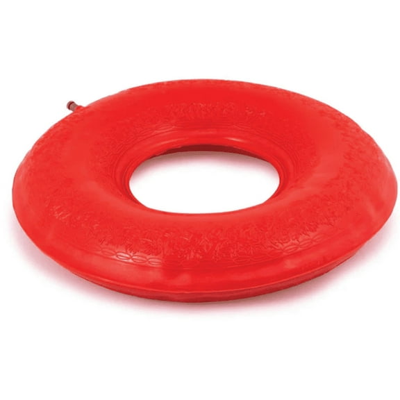 Carex Inflatable Ring Cushion, Rubber, Easy to Clean, Durable, Reusable, Orthopedic Pillow