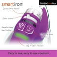 thumbnail image 6 of Oliso TG1600 Pro Plus 1800 Watt SmartIron with Auto Lift - for Clothes, Sewing, Quilting and Crafting Ironing | Diamond Ceramic-Flow Soleplate Steam Iron, Orchid, 6 of 8
