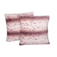thumbnail image 4 of Home Soft Things Plush Striped Faux Fur Pillow Covers, Set of 2, 20"x20", Citrake-Iron Gate, 4 of 5