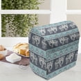 thumbnail image 3 of Bohemian Stand Mixer Cover, Far Eastern Elephants Pattern Culture Animal Symbolism Ethnic Art, Kitchen Appliance Organizer Bag Cover with Pockets, 5 Quarts, Purpleblue Pale Blue, by Ambesonne, 3 of 4