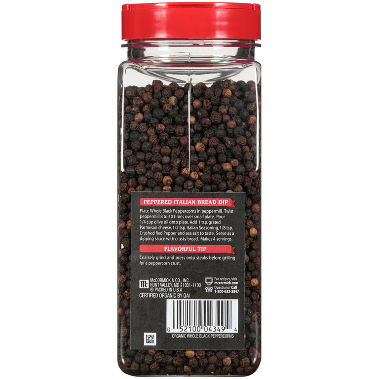 McCormick Sea Salt & Black Pepper Grinders (2) Non GMO-NEW