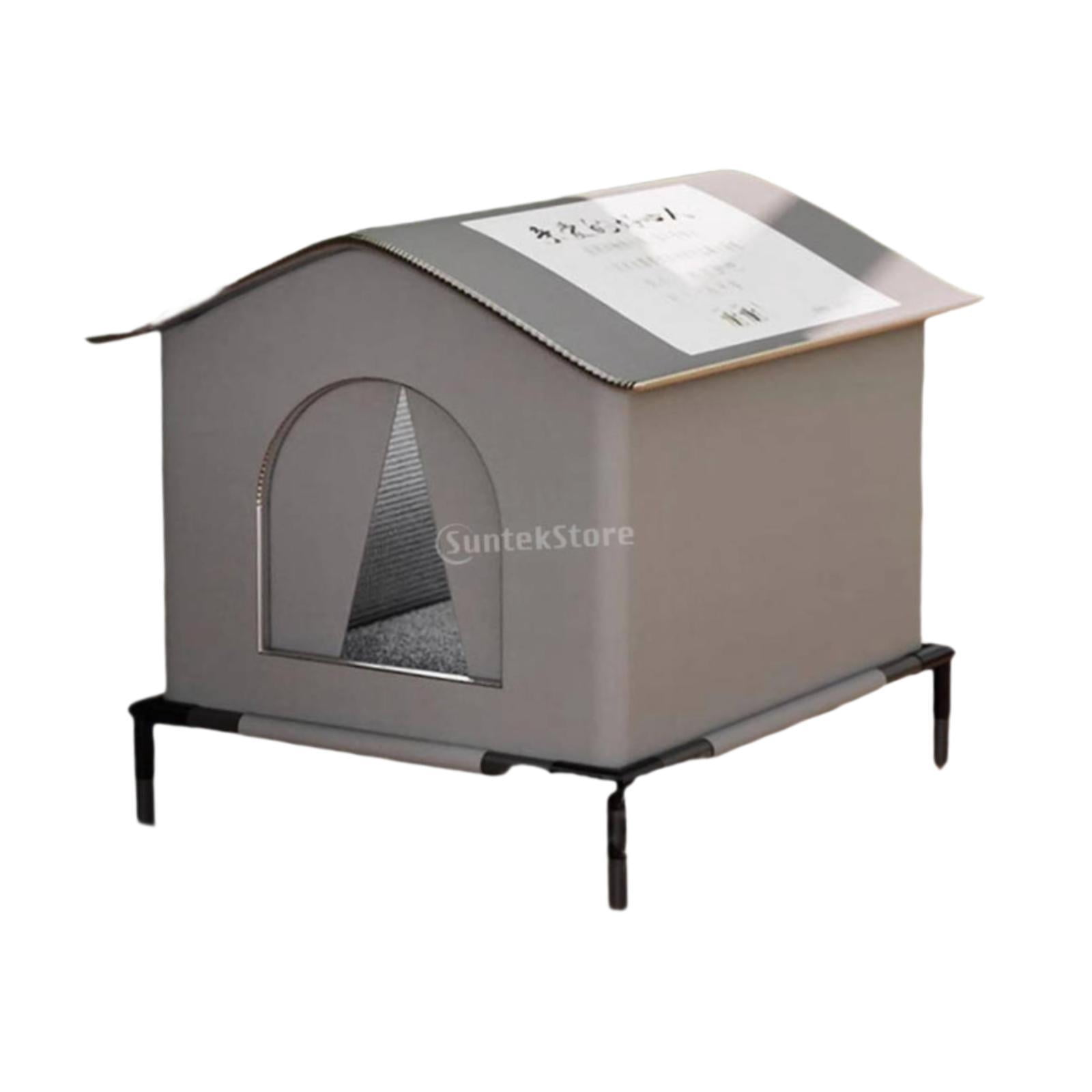 Dualoai Cat House for Outdoor Cats Dog Bed Pet Tent for Barn Cat Shelter for Outside